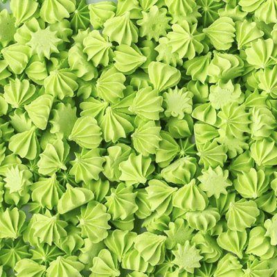 Набор фигурок сахарных Безе-мини зеленые